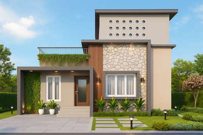 850 square feet 2bhk House 

 #6centPlot 
#2BHKHouse 
 #ContemporaryHouse 
#KeralaStyleHouse 
 #3delivation 
#LandscapeIdeas 
 #FloorPlans 
#FlatRoofHouse