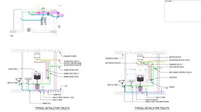 #PHE #Plumbing #drawings prepared for our client in Kolenchery, Kerala