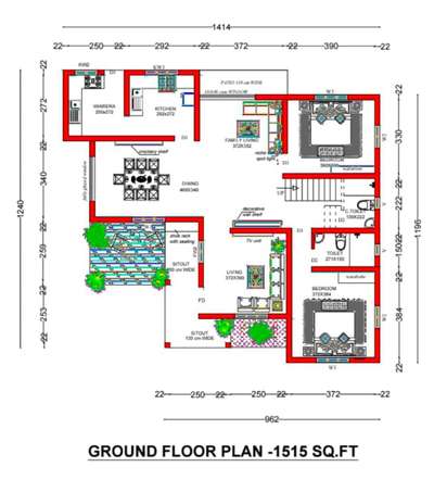 1700 sq ft ൽ ഒരു 3 ബെഡ് റൂം ഡിസൈൻ

Client name-Mr.Santhosh

Cost-35 lakhs

Place-Kakkanad