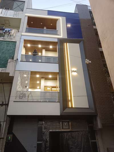 front elevation 
#acp_cladding #HouseDesigns #HomeDecor #viralhousedesign #trendig