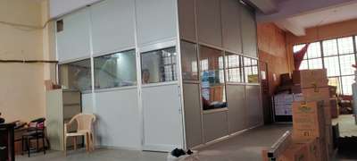 Aluminium Office cabin  
 # Door #SlidingWindows  #GlassDoors  #BalconyGarden