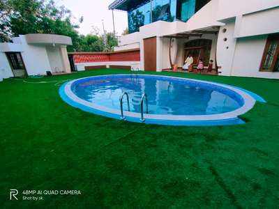 Round swimming pool completed for Renin