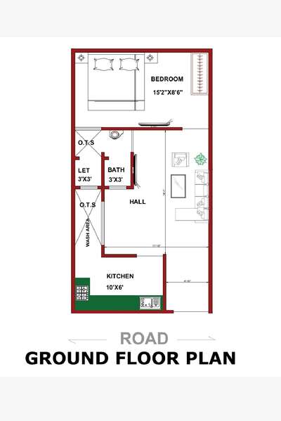 16x30floor plan