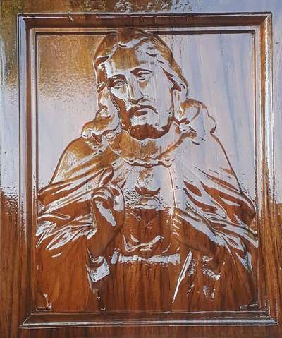 CNC carved Jesus....