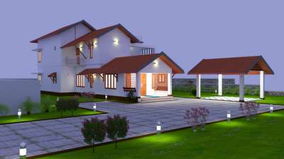 #ElevationHome #KeralaStyleHouse #keralastyle #ElevationHome#doublestoreybuilding
