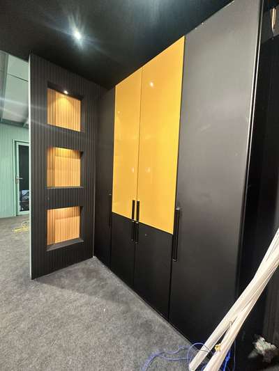 Alusoft pvc aluminium wardrobe 
Soft touch pvc sheet and aluminium profiles  #alco  #aluminium  #aluminiumwardrobe