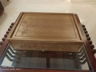Teak Wood Manthrakodi box