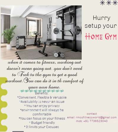 Rmco Fitness World Home Gym Equipments  at Reasonable price
