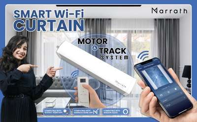 If you have often been tired of messing up while setting up your curtains right, then worry no more since Marrath brings you the complete solution of drawing your room’s curtain without having to reach out. With Marrath Smart Wi-Fi Curtain Motor and Rail System, you can set an automated process of drawing a curtain when you feel like it, and removing it when you feel like it, and all of that without having to reach the curtain manually. Additionally, you can schedule your curtains to open or close so everything just keeps happening itself while you enjoy the convenience of doing what you like the most. 
Group Control Many Curtains Simultaneously
 Automatic Curtain and Rail
 Varied Controlling Option
Use for Home or Commercial
 Durable Curtain System
Easy assembly and installation 
Voice control enabled 
Straight and curved Track
Ultra silent operation 
Timer option
Customize length 
Easy with Marrath mobile APP