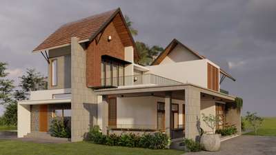 Area: 3180Sqft 4bhk
location: Thanyam, thrissur
Model: Contemporary and traditional mix
Contract: Structural contract