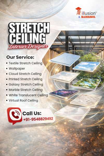 Stretch Ceiling | Illusion & Barrisol
Where ceilings are not just seen… they’re experienced.
Pan India Service Available 
CONTACT us to transform your space
#stretchceiling #Interiordesigner #Viralreel #exploremore #tendingreel
