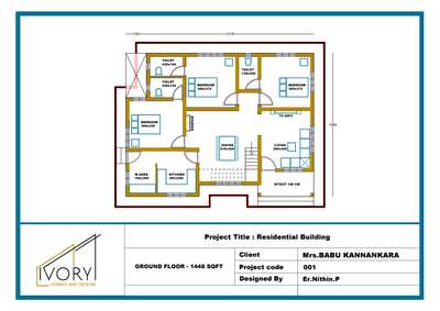 3BHK

Rs. 2/ SQFT #HouseDesigns #FloorPlans #ProposedResidential