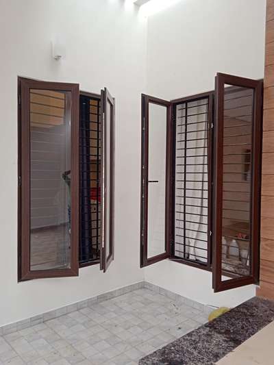 uPVC wooden finish windows