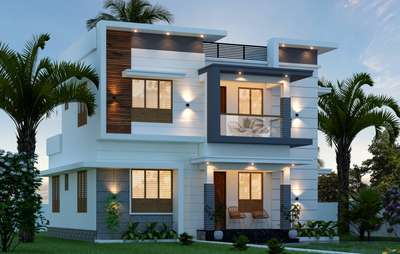 New work 
 #Thrissur  #ContemporaryHouse  #1500sqft