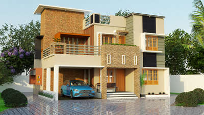1800 sqft home render 
 #3d #rendering