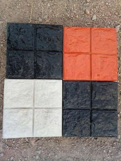new Sqeyar peturn blocs new stone digiain me available only local indore me size 8 by 8 inch me thiknes 60 mm m.9165239195
