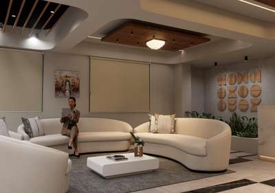 Elysium Lobby ✨ A grand welcome designed with elegance, lighting harmony, and modern sophistication. #HouseDesigns  #architecturedesigns  #Architectural&Interior  #Interior_Designing  #LivingroomDesigns  #trivandruminterior  #trivandrumarchitects  #architecturekerala