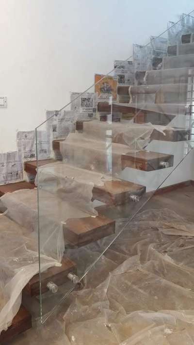 FABRICATED STAIR CASE 
CONTACT 
9895843011 #fabricatedstaircase  #fabrication_work  #GlassBalconyRailing  #GlassDoors  #InteriorDesigner  #Architectural&Interior   #Toughened_Glass  #handrail