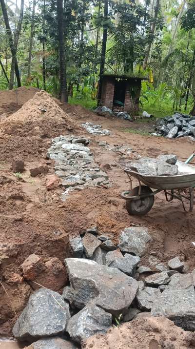 foundation work # stone  laying