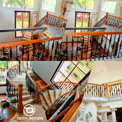 CAST-IRON HANDRAIL

VERTICALS : CAST IRON
TOP RAIL : MAHOGANY WOOD
#HouseDesigns #Architect #HomeDecor #CivilEngineer #StaircaseDecors