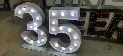 #led bulb 3d leatr  #signboard