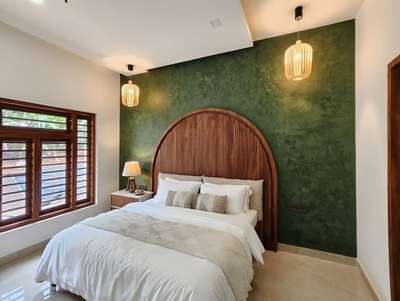 Green Fogg wall Texture Painting #lots #WallDecors #WallPainting #BedroomDecor #MasterBedroom #weddingroomdecore #KeralaStyleHouse #wall_texture #texturepaint