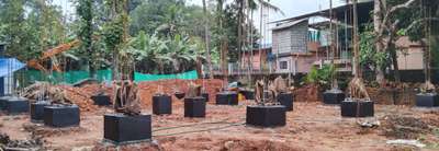 PILE CAPS READY FOR BACK FILLING AT THIRUVALLA SITE