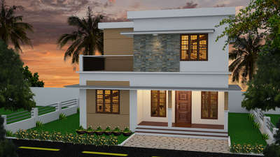 #budget_home #1225sqft #exterior_Work #exteriordesigns #exterior3D #exterior_ #exteriorvisualization #3dhouse