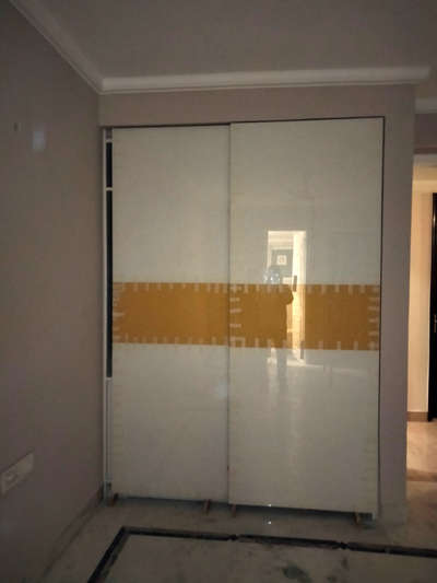 wardrobe slidding door lacquered glass finished
 #SlidingDoorWardrobe