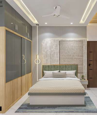 Design By Mk Design & Consultant 
Muzaffarnagar 
#BedroomDecor #wpclouvers