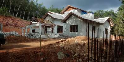 Under construction at Kudappanamoodu 2500 sqft