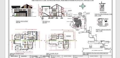 completion Drawing for residential building