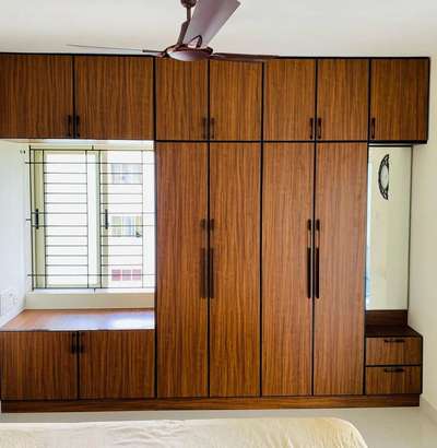 ALUMINIUM WOODEN WARDROBE #aluminumworks #aluminumshelfs #aluminiumwardrobe  #woodenwardrobe #WardrobeDesigns