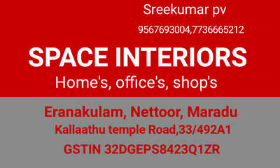 space interiors ###more details###call9567693004,7736665212###