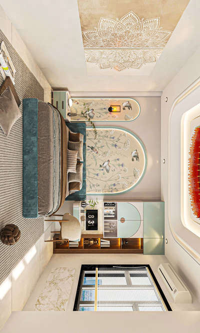 Small look like a great idea master bedroom with study table DC work  ##InteriorDesign  
#HomeDecor  
#InteriorInspiration  
#InteriorStyling  
#DreamHome  
#LuxuryInteriors  
#ModernInterior  
#HomeInspo  
#DecorGoals  
#InteriorDesigner