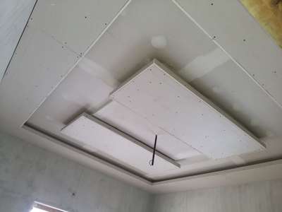 Modern False ceiling design before finishing