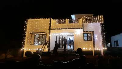 3 cent house 
with 2 bedrooms
1 bathroom 
1 kitchen with work area
a stair inside