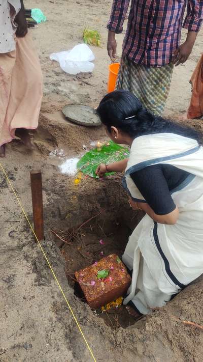 Pooja for starting a new house construction... @... kochi...