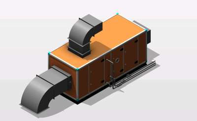 AHU UNIT IDEAL FOR INDUSTRIAL AND COMMERCIAL PROJECTS  #HVAC  #Aircondtioner #ventilation