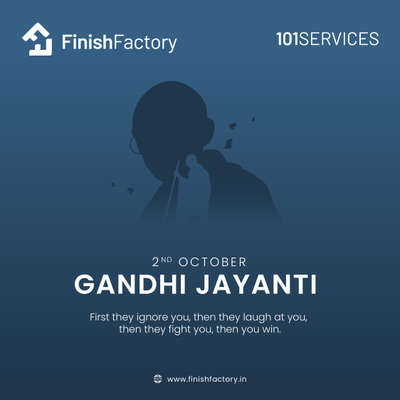 #gandhijaynti #finishfactory #freedom #design #interior #home