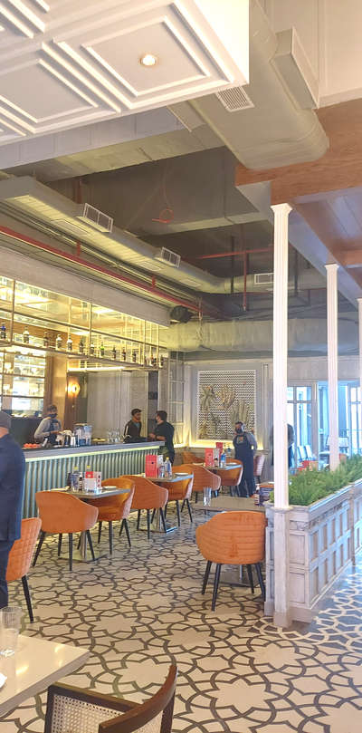 OVAL type HVAC restaurant & Bar design at tally station DELHI