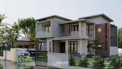 Proposed 4bhk elevation #ContemporaryHouse #4BHKHouse #modernhome