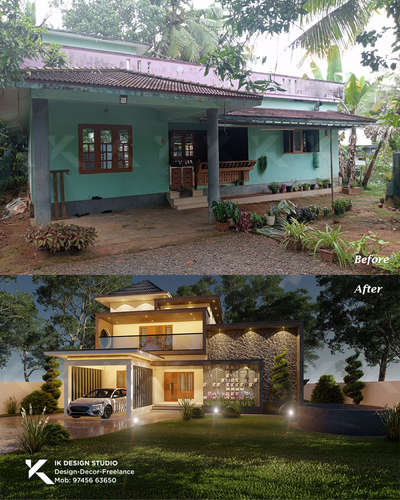 ഈ 'Before & After' കാഴ്ച കാണുമ്പോൾ നിങ്ങളുടെ പഴയ വീടാണ് ഓർമ്മ വരുന്നതെങ്കിൽ, ഞങ്ങളെ വിളിക്കൂ!.#HomeRenovation

#ModernHouseDesign

#KeralaHomeDesign

#BeforeAfterHome

#dreamhometransformation  #