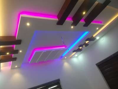 finished work #FalseCeiling #GypsumCeiling  #ineriordecor #InteriorDesigner #modern2023 #colours