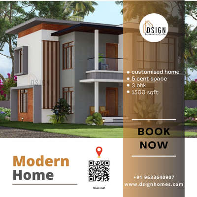 “Modern 3-bedroom home, 1500 sqft of stylish living space, blending sleek design with comfort for the perfect contemporary lifestyle.”