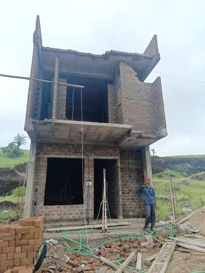 Work on process #800 sq ft#silver sky park-Rau#project by-Er. Sonam Soni
