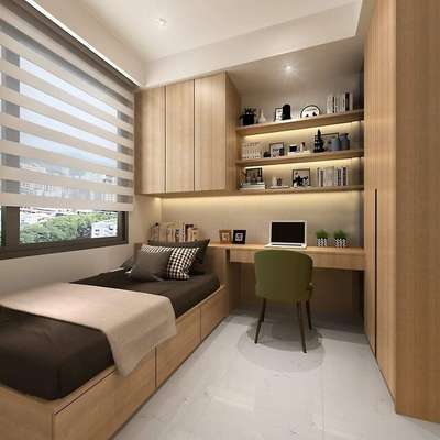 small bed room interior #Bedroom  #Bedroominterior