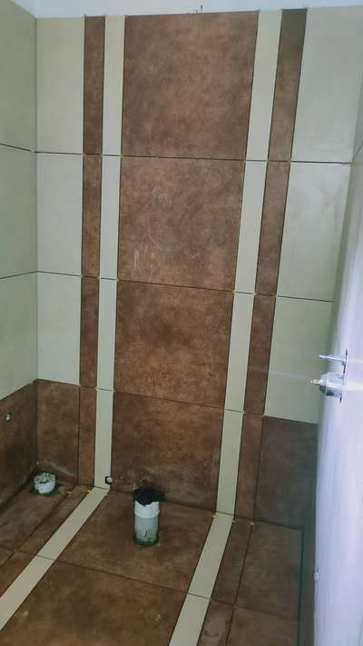 2×2 tile.  bath wall and floor