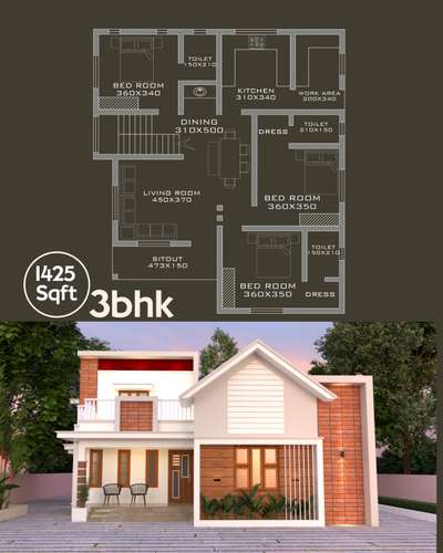 3bhk👉🏻3bhk
East Facing Plan

#FloorPlans #ElevationDesign #ElevationHome #elevation3d #EastFacingPlan #KeralaStyleHouse #freeplan #SmallHomePlans #SmallHomePlans