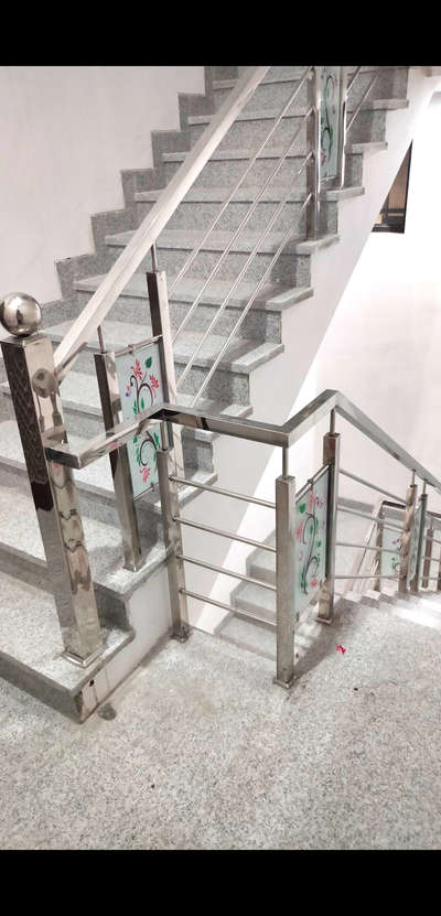 Steel railing done!!
staircase!!
stairs handrail done!!
 #SteelStaircase 
 #StaircaseHandRail 
 #handrailsteel 
 #handrailstaircase 
 #glass_handrail 
 #steelrailing 
 #StaircaseHandRail 
 #grade304 
 #ssrailing 
 #ssrailing 
 #ssrailngs 
 #ssprofile 
 #ss+glasswork 
 #ss_intriors 
 #jindal304